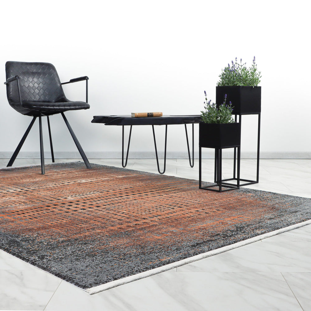 Versaille 902 — Terracotta · Vloerkleed — sfeerfoto