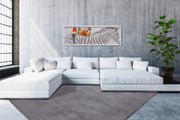 Velluto 400 — Zilver · Zachtpolig vloerkleed — sfeerfoto